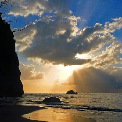 Anse Couleuvre Beach, Le Prêcheur, Martinique, France