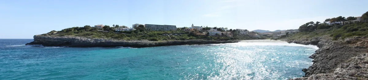 Cala Anguila Beach, Manacor, Balearic Islands, Spain