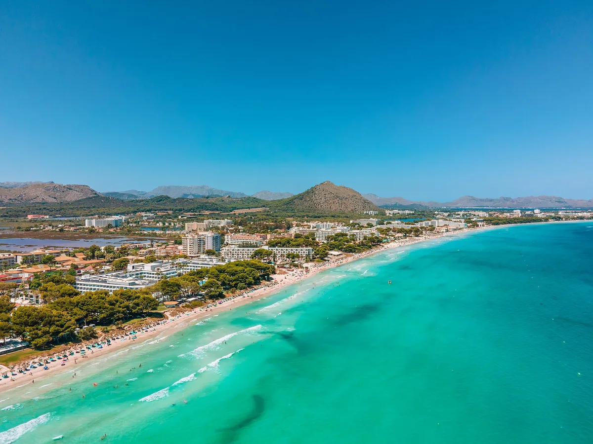 Muro Beach, Muro, Balearic Islands, Spain