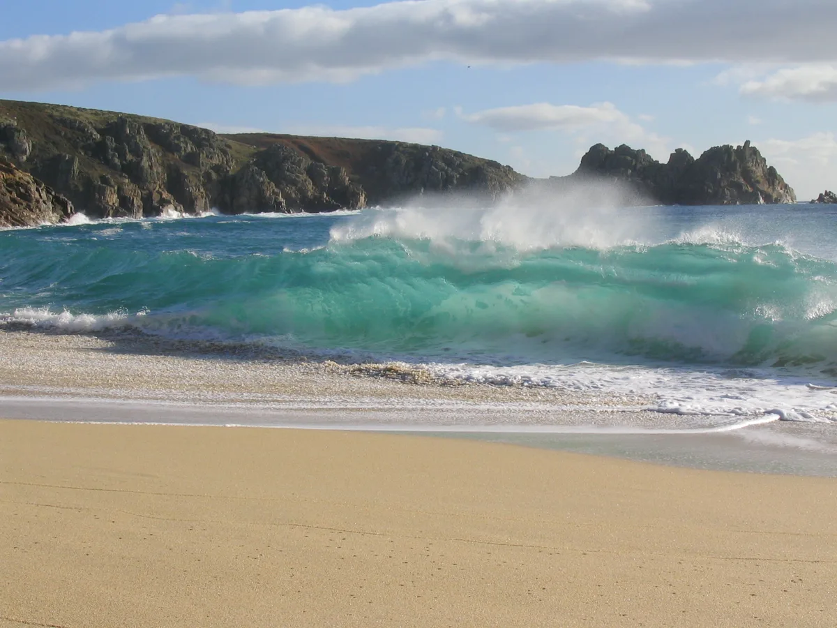 Porthcurno Beach, St Levan, British Coast, United Kingdom — 2
