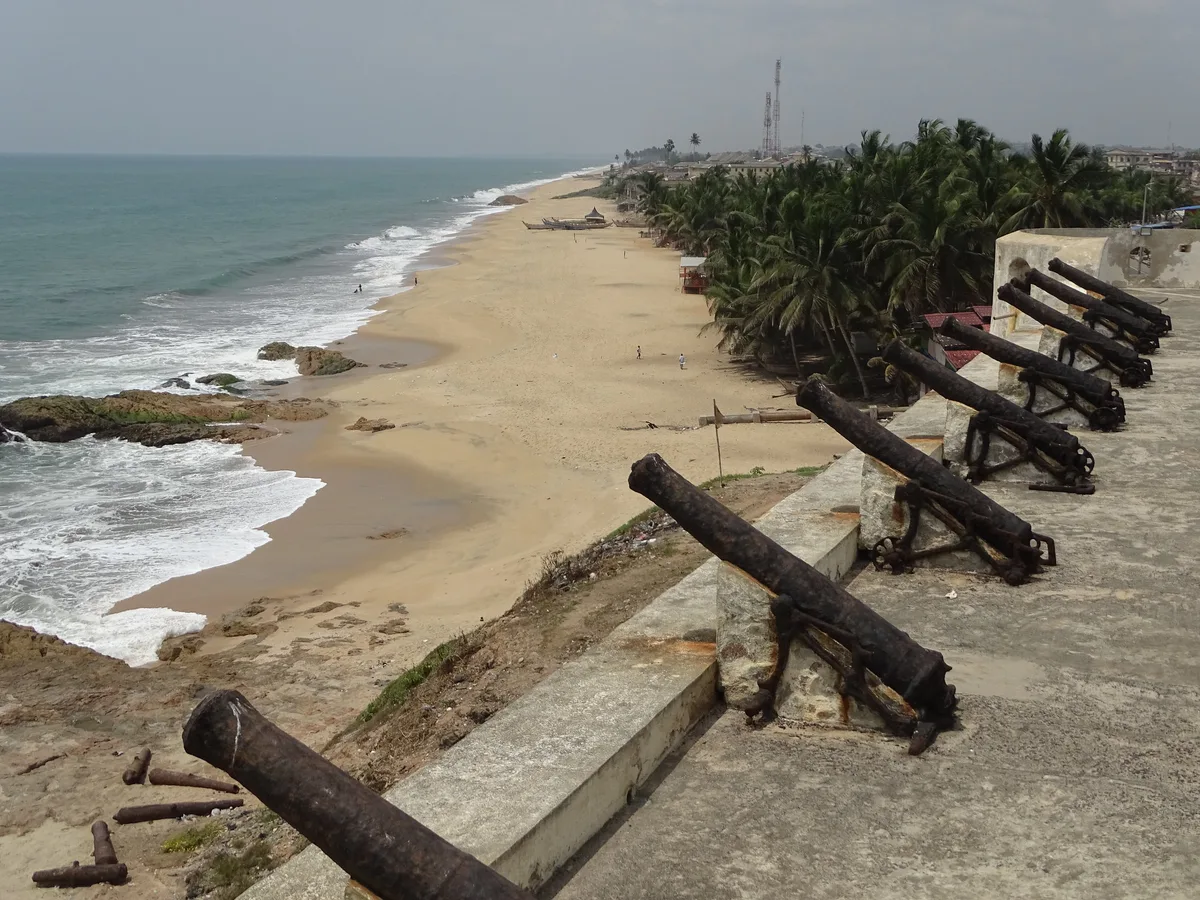 Cape Coast Castle Beach, Cape Coast Metropolitan, Central Region, Ghana