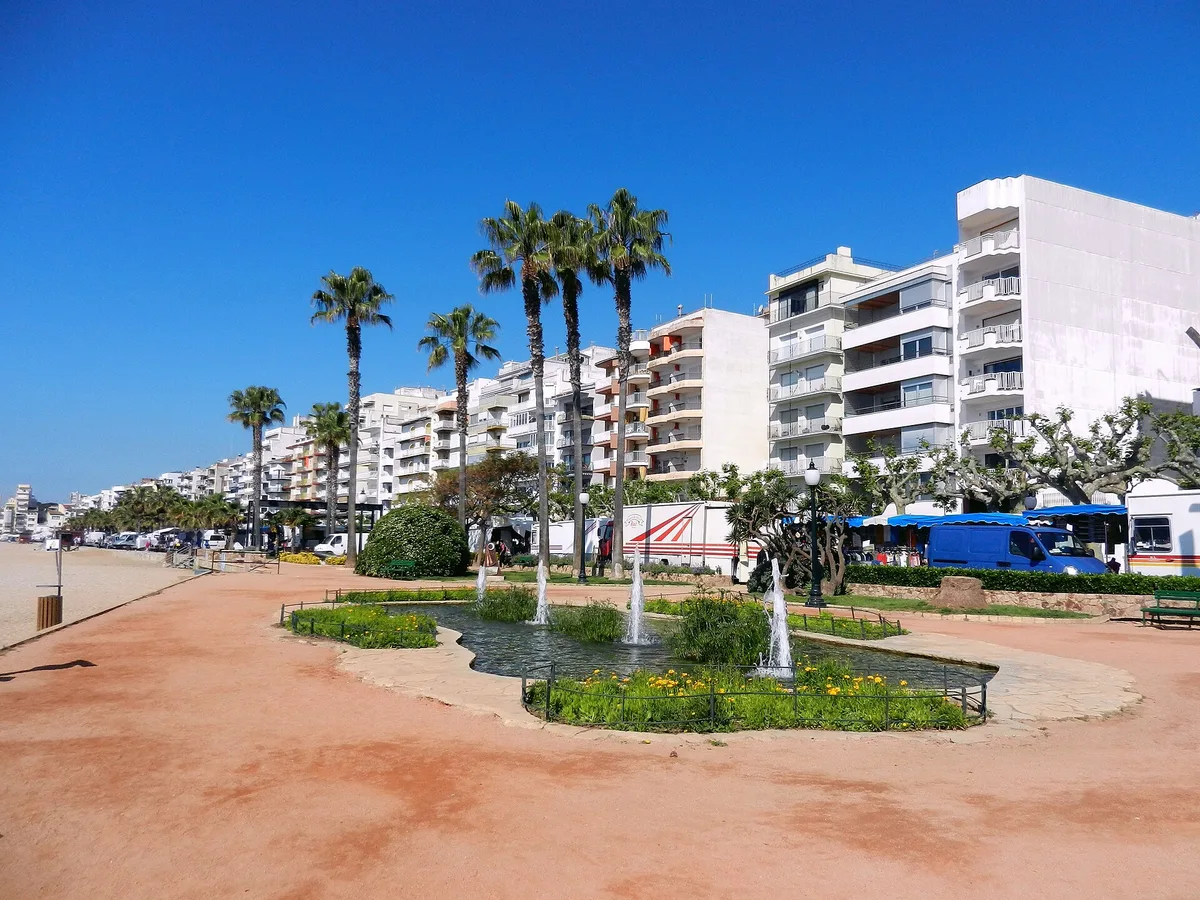 Blanes Beach, Blanes, Catalonia, Spain