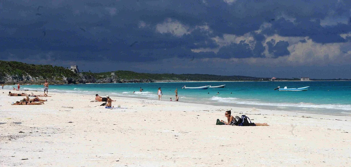 Tankah Beach, Tulum, Yucatan Caribbean, Mexico
