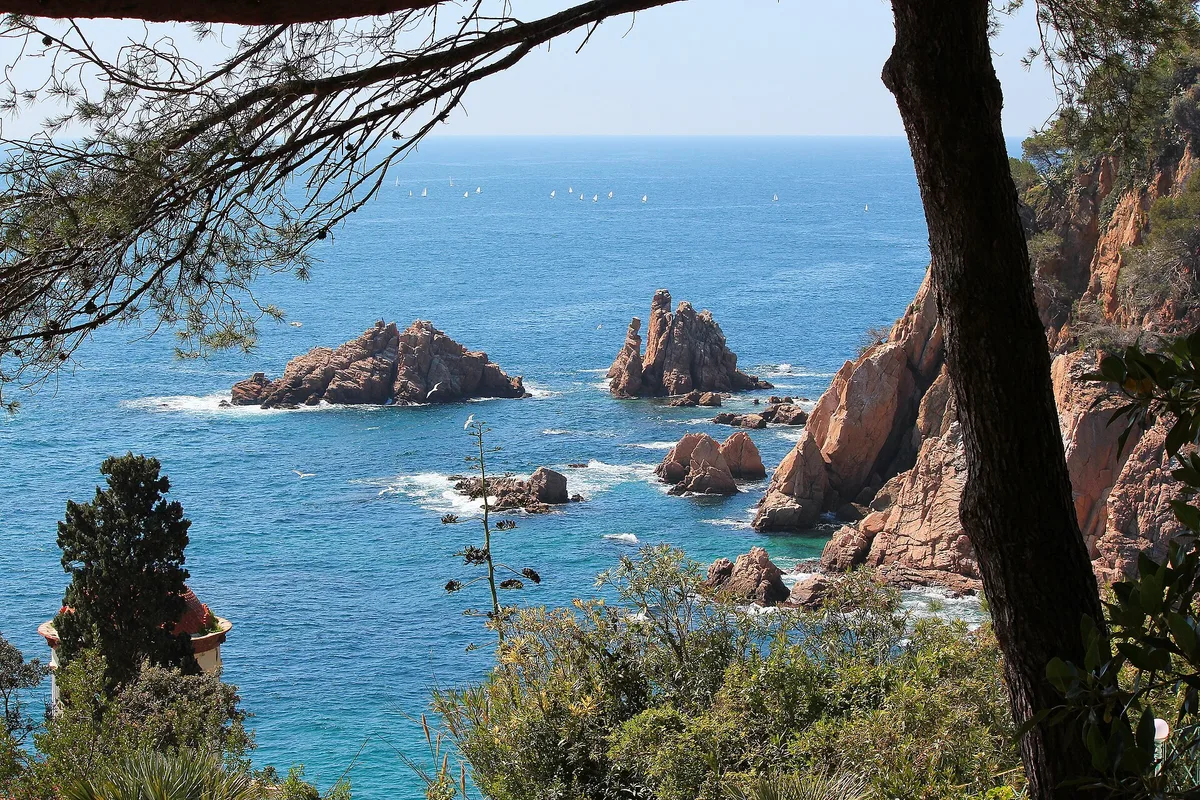 Cala Bona Beach, Blanes, Catalonia, Spain — 2