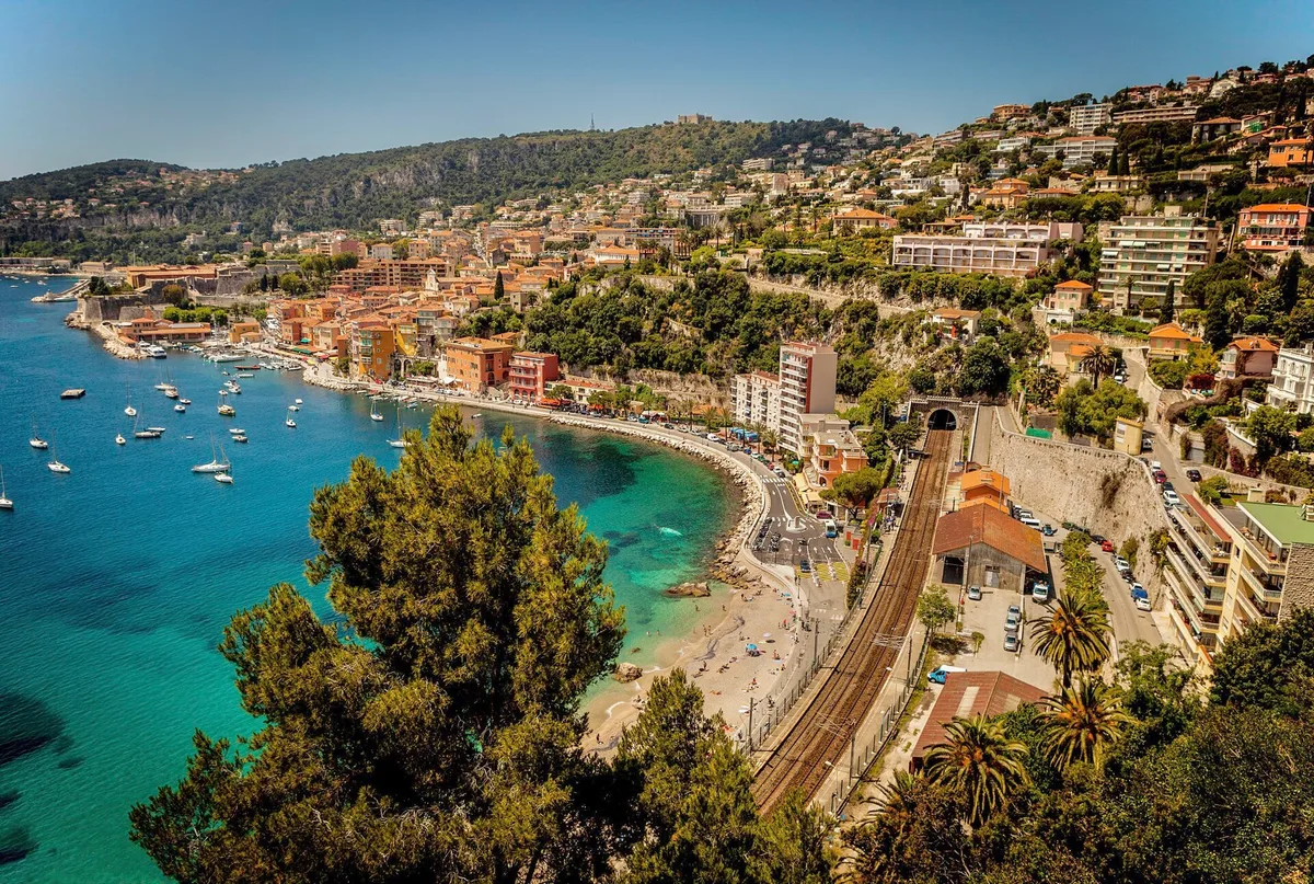Marinieres Beach, Villefranche-sur-Mer, Provence-Alpes-Côte d'Azur, France