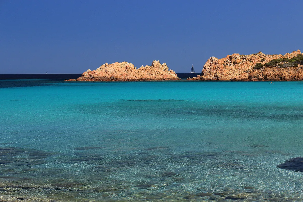 Cala Andreani-Strand, La Maddalena, Sardinia, Italien — 3