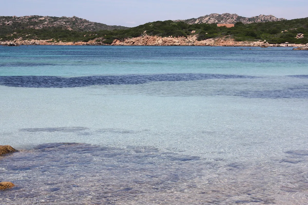 Cala Andreani-Strand, La Maddalena, Sardinia, Italien — 4