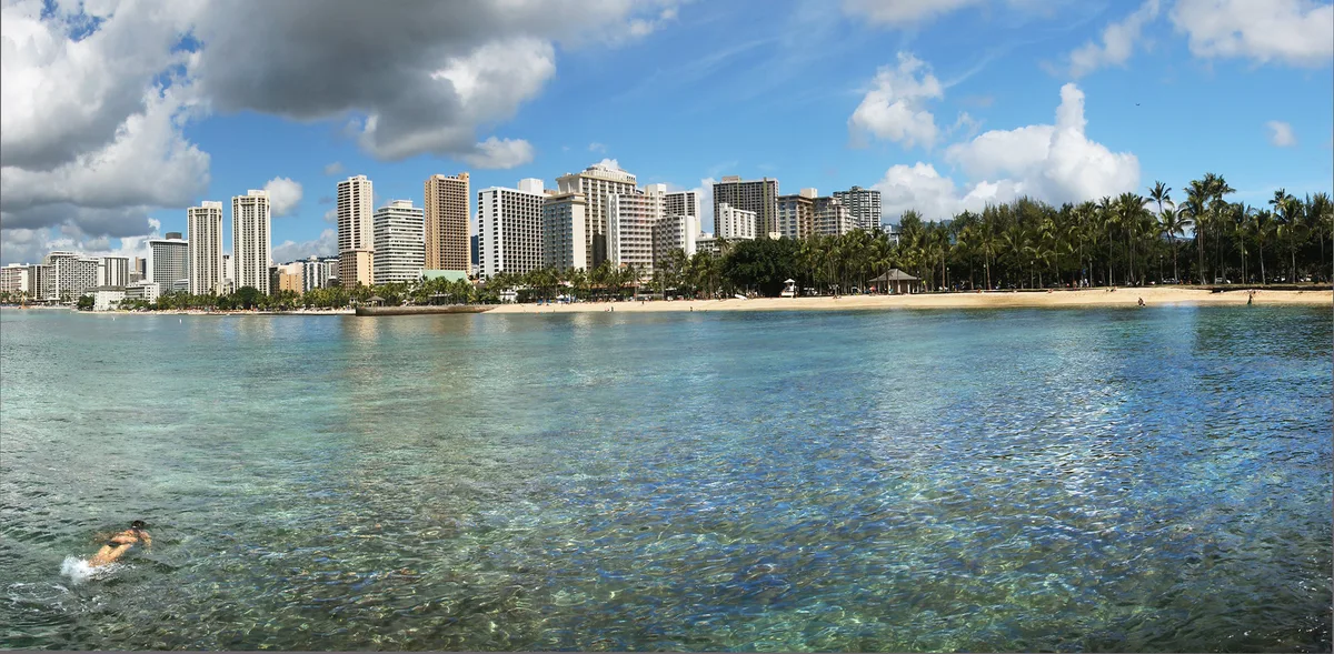 Waikiki Beach, Honolulu, Hawaii, United States