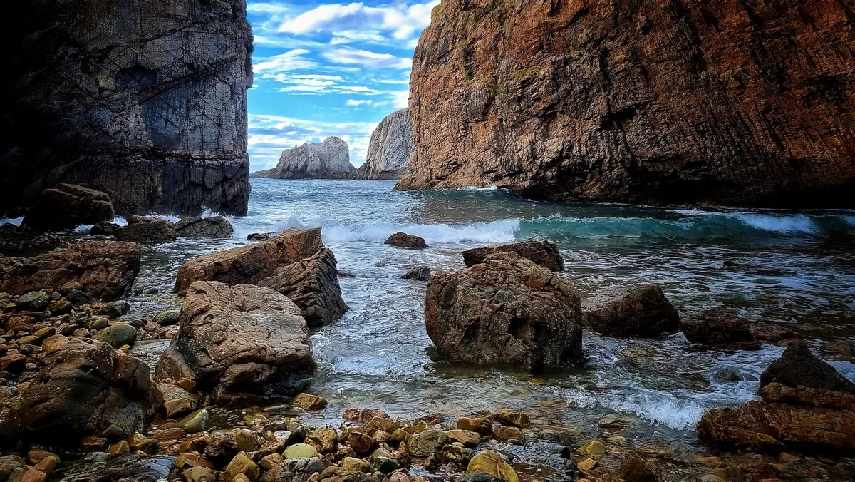 Silencio Beach, Cudillero, Asturias, Spain