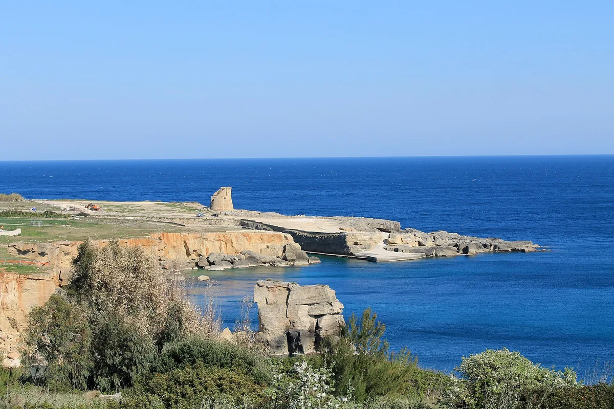Porto Miggiano Beach, Santa Cesarea Terme, Puglia, Italy — 2