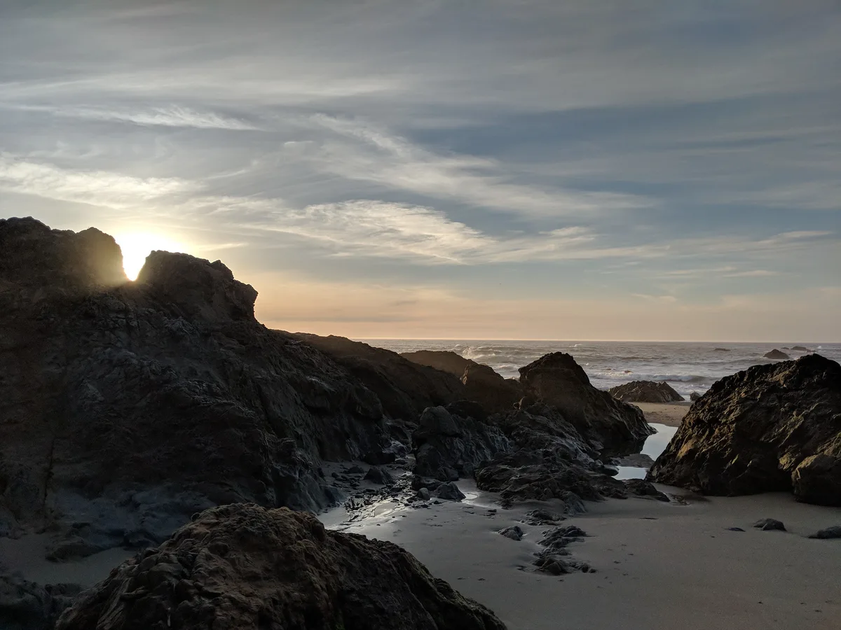 Playa de Pudding Creek, Fort Bragg, California Coast, Estados Unidos — 3
