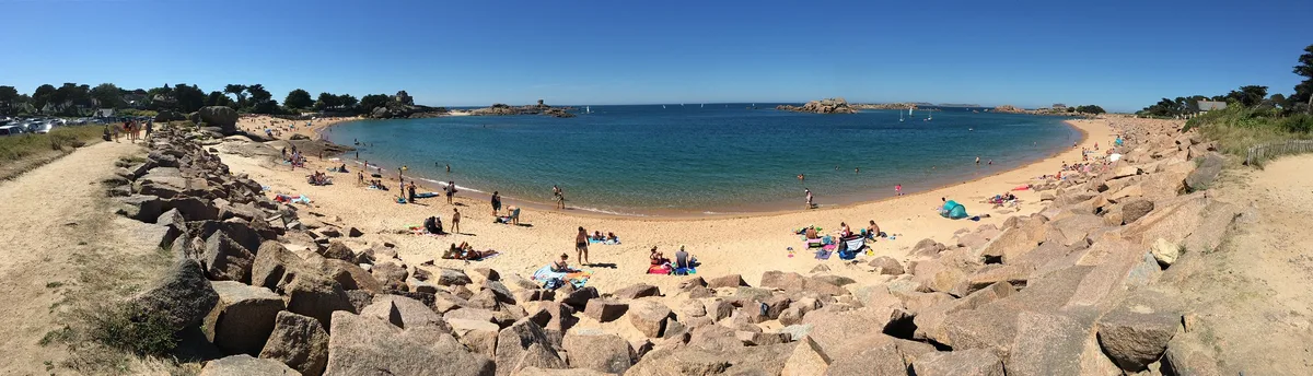 Plage de Toul Drez, Trébeurden, Brittany, France