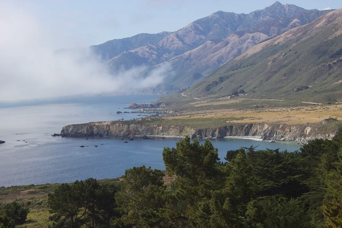 Sand Dollar Beach, Monterey County, California Coast, United States — 2