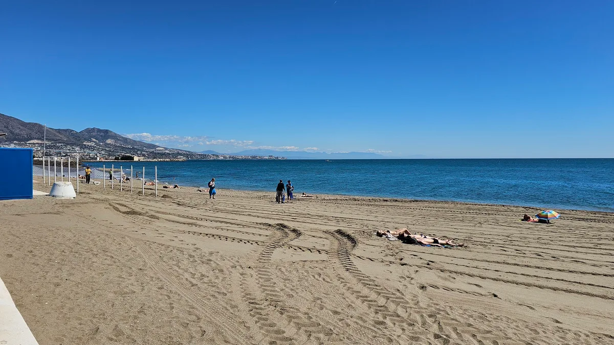 Santa Amalia Beach, Fuengirola, Andalusia, Spain