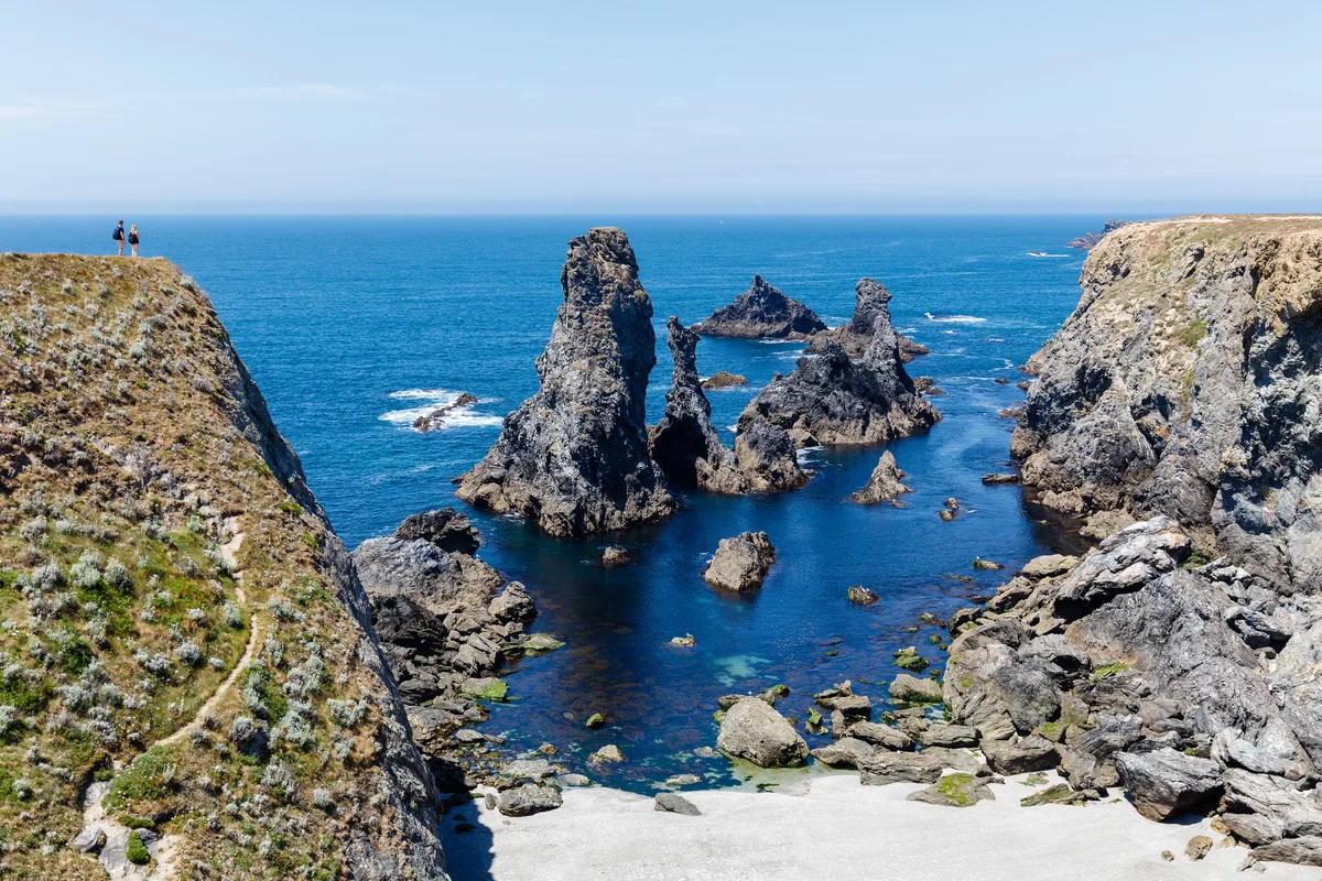 Spiaggia di Port-Coton, Bangor, Brittany, Francia — 5