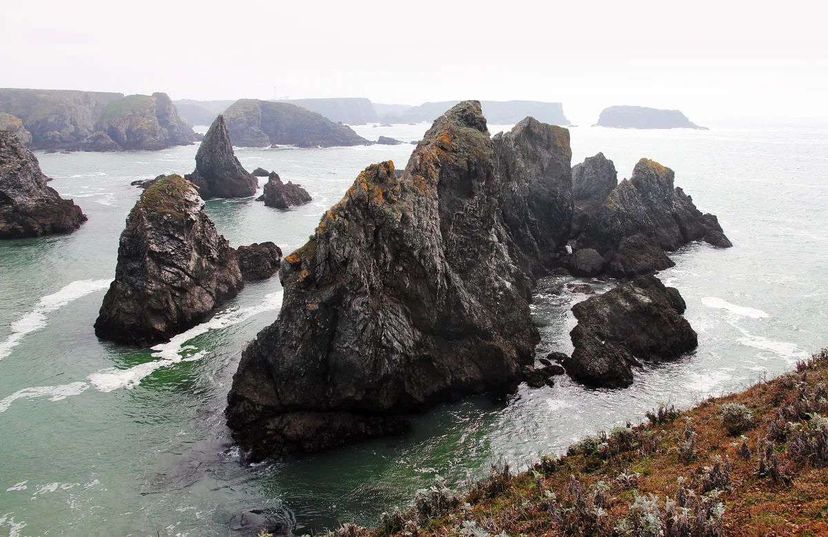 Spiaggia di Port-Coton, Bangor, Brittany, Francia — 4