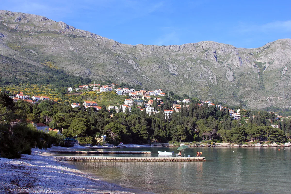 Mlini Beach, Župa Dubrovačka, Dalmatia, Croatia — 3