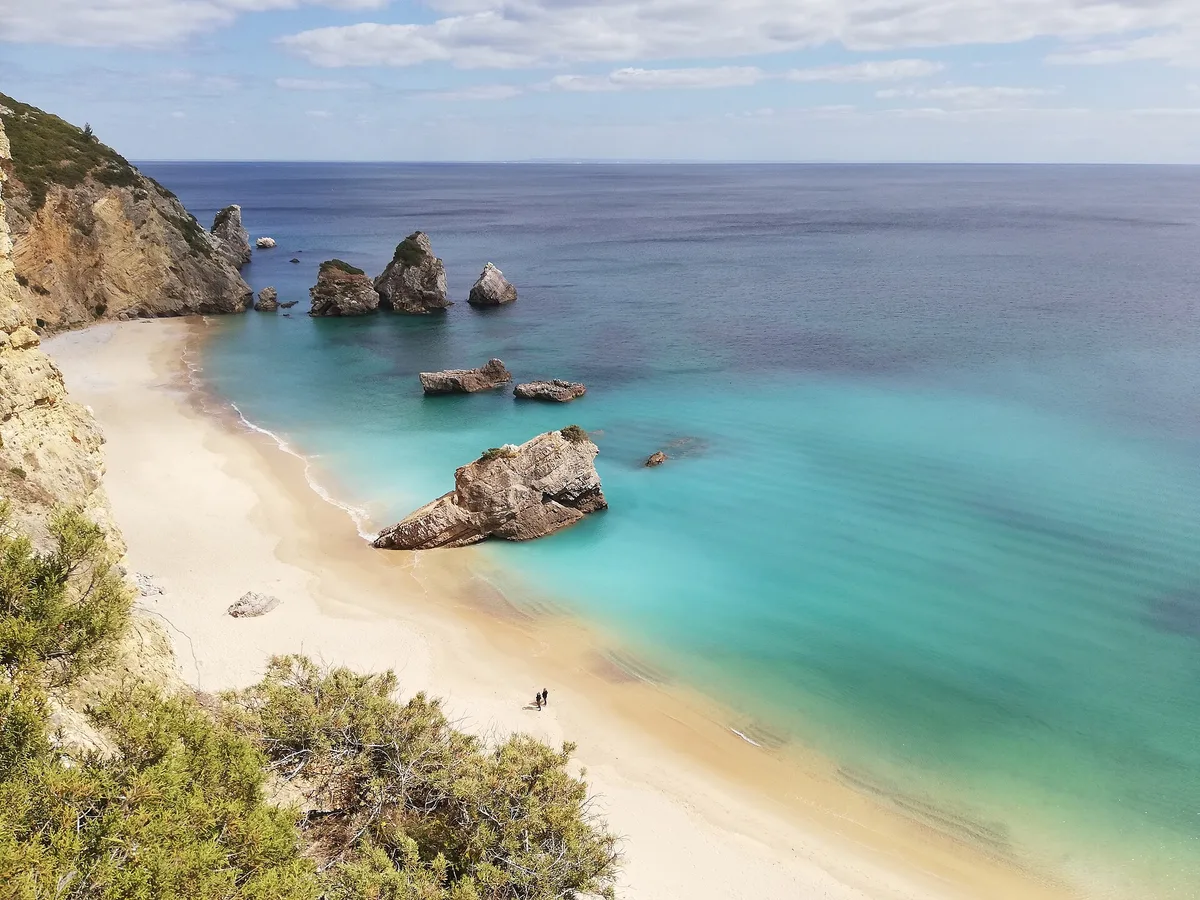 Playa de Portinho do Cavalo, Setúbal, Portuguese Atlantic, Portugal