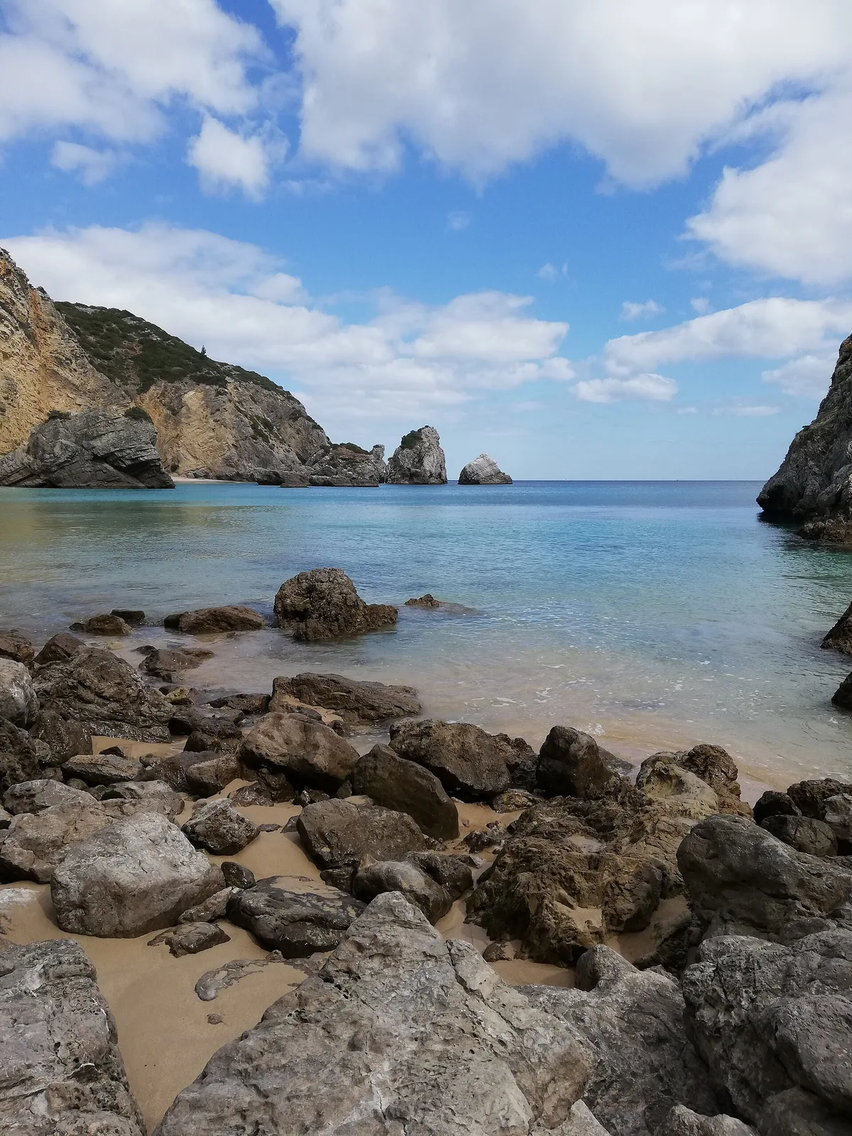 Playa de Portinho do Cavalo, Setúbal, Portuguese Atlantic, Portugal — 2