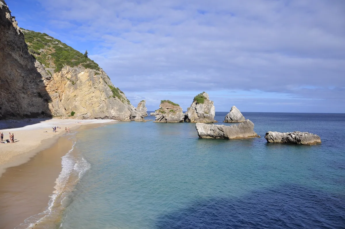 Playa de Portinho do Cavalo, Setúbal, Portuguese Atlantic, Portugal — 3