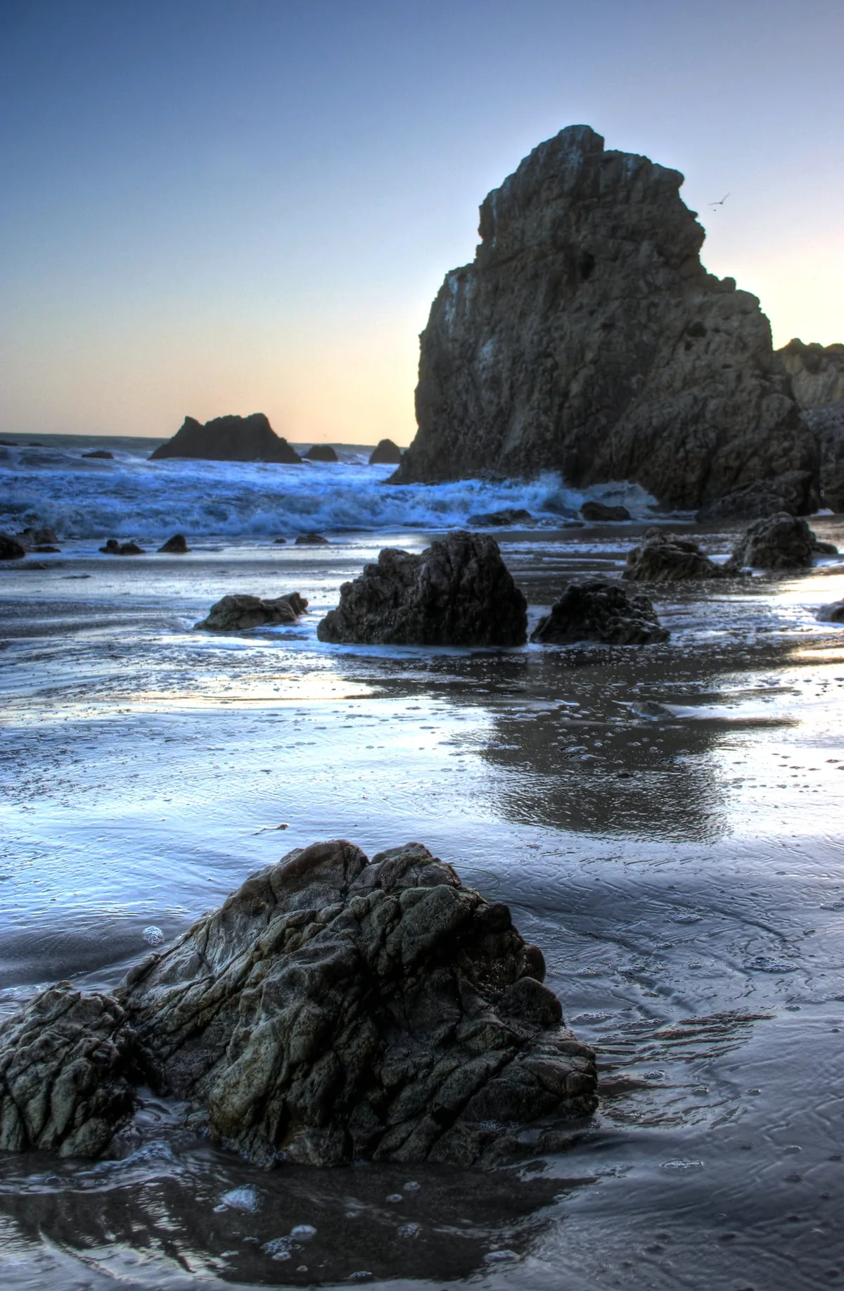 Plage d'El Pescador, Malibu, California Coast, États-Unis — 3