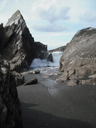 Tunnels Beaches, Ilfracombe, British Coast, United Kingdom — 2