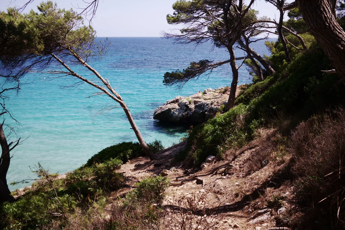 Cala Trebalúger, Es Migjorn Gran, Balearic Islands, España — 2