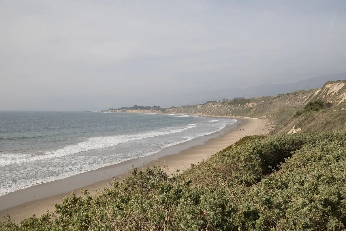 Rincon Point Beach, Carpinteria, California Coast, United States