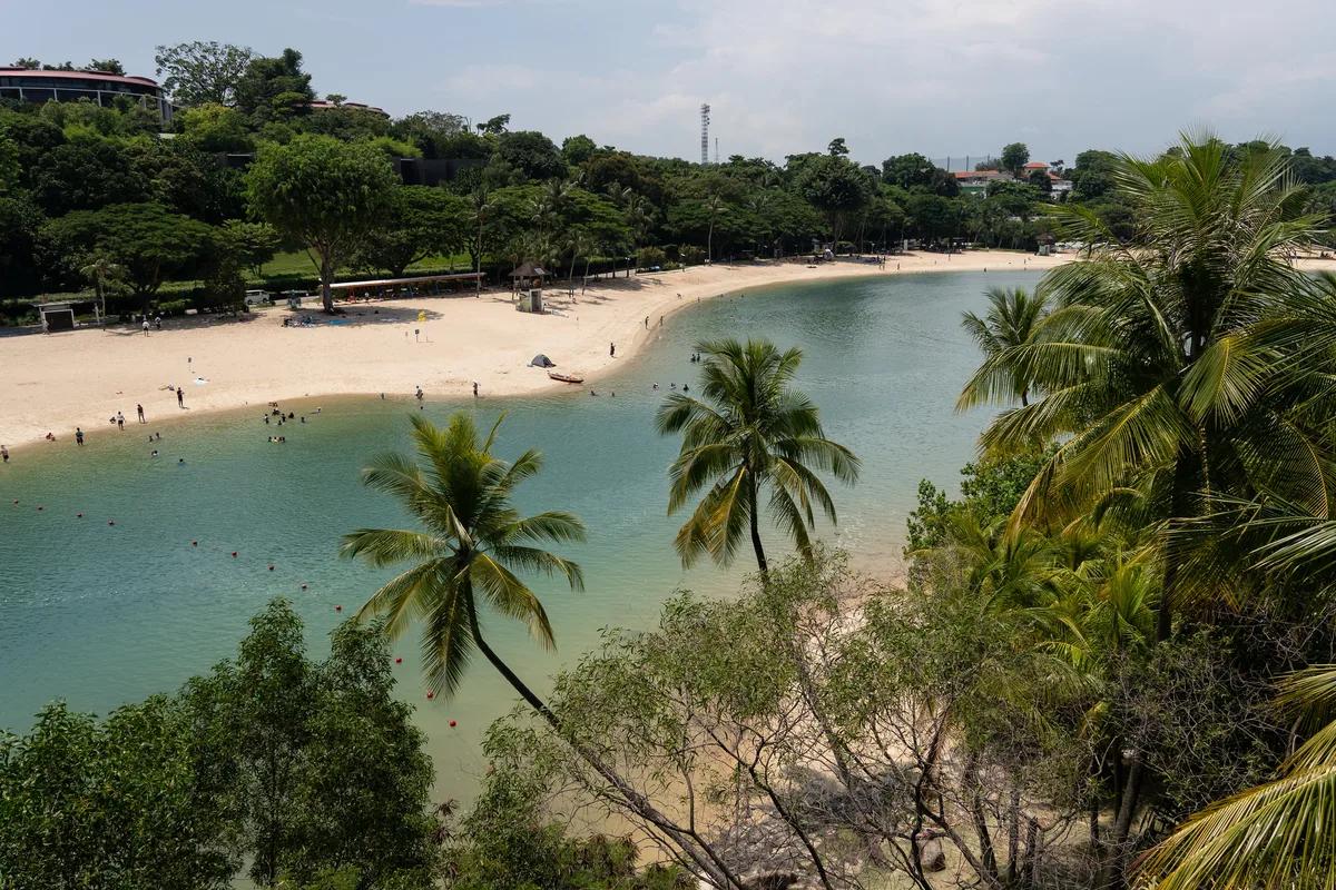 Siloso Beach, Sentosa, South China Sea, Singapore — 2