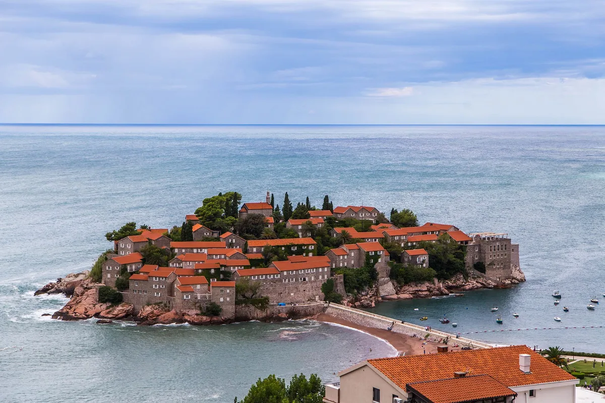 Sveti Stefan Beach, Budva, Adriatic Coast, Montenegro — 3