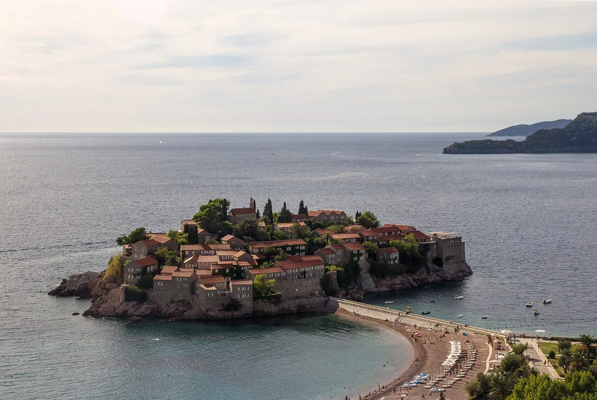 Sveti Stefan Beach, Budva, Adriatic Coast, Montenegro — 4