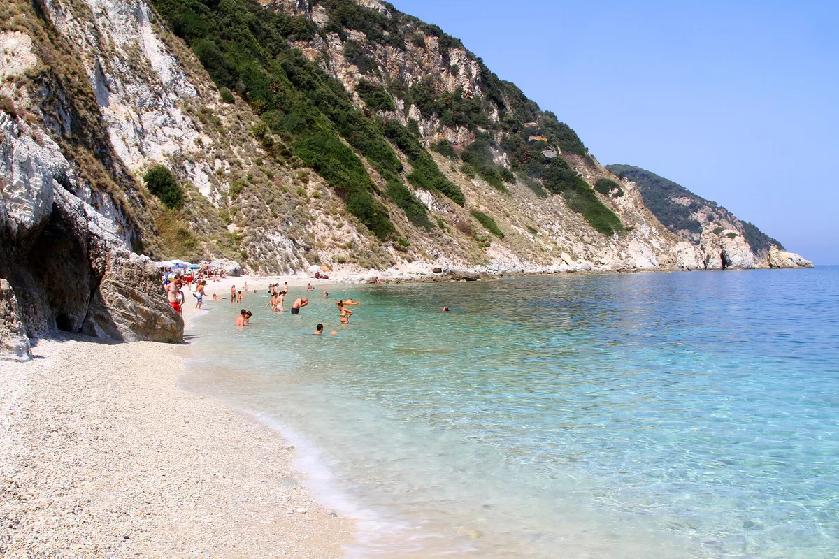 Sorgente Beach, Portoferraio, Tuscany, Italy — 3