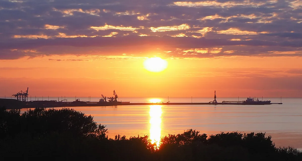 Sillamäe Beach, Sillamäe, Baltic Sea, Estonia