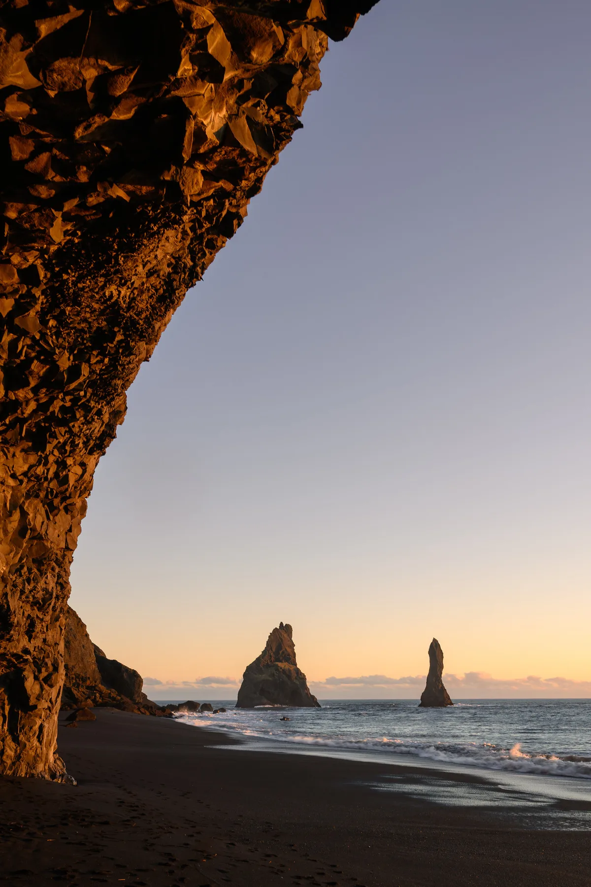 Reynisfjara Beach, Mýrdalshreppur, South Iceland, Iceland