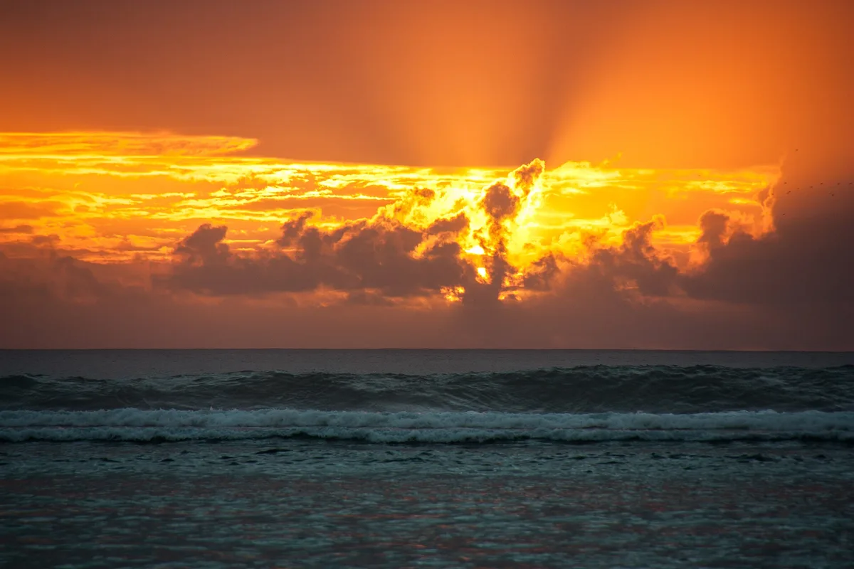 Flic en Flac Beach, Rivière Noire, Mascarene Islands, Mauritius