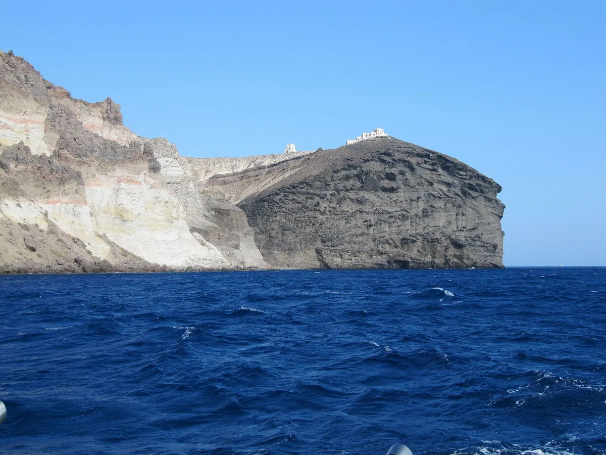 Akrotiri-Strand, Cyclades, Griechenland — 4