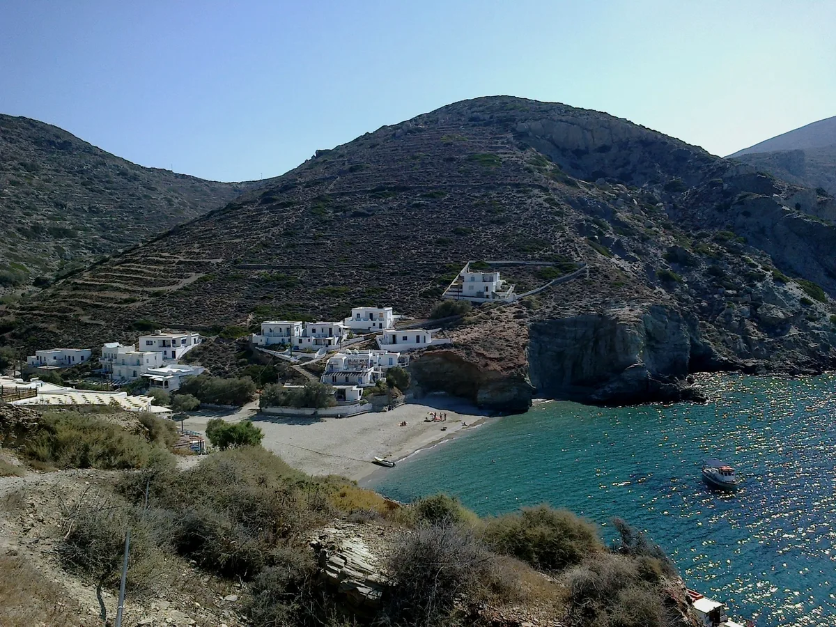 Spiaggia di Agali, Folegandros, Cyclades, Grecia