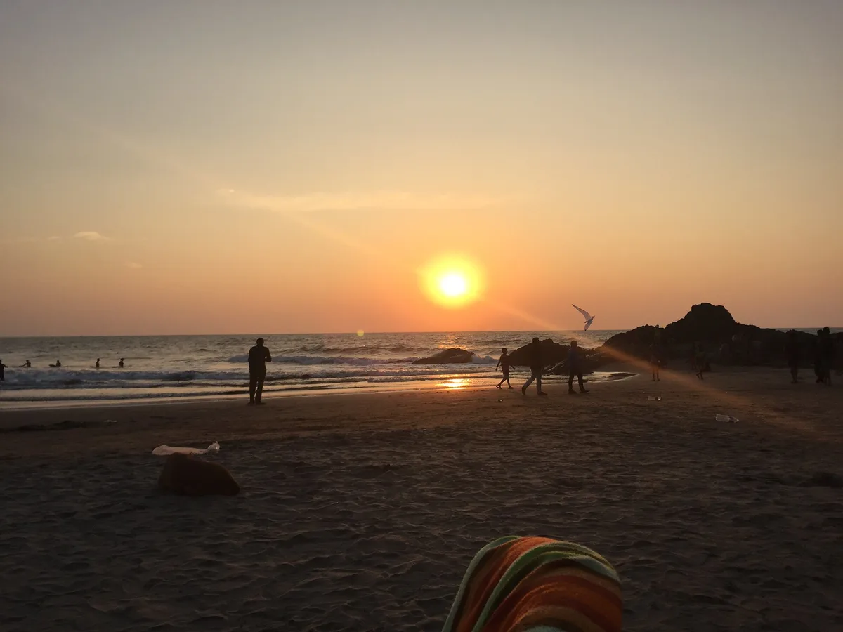 Vagator Beach, Vagator, Indian West Coast, India