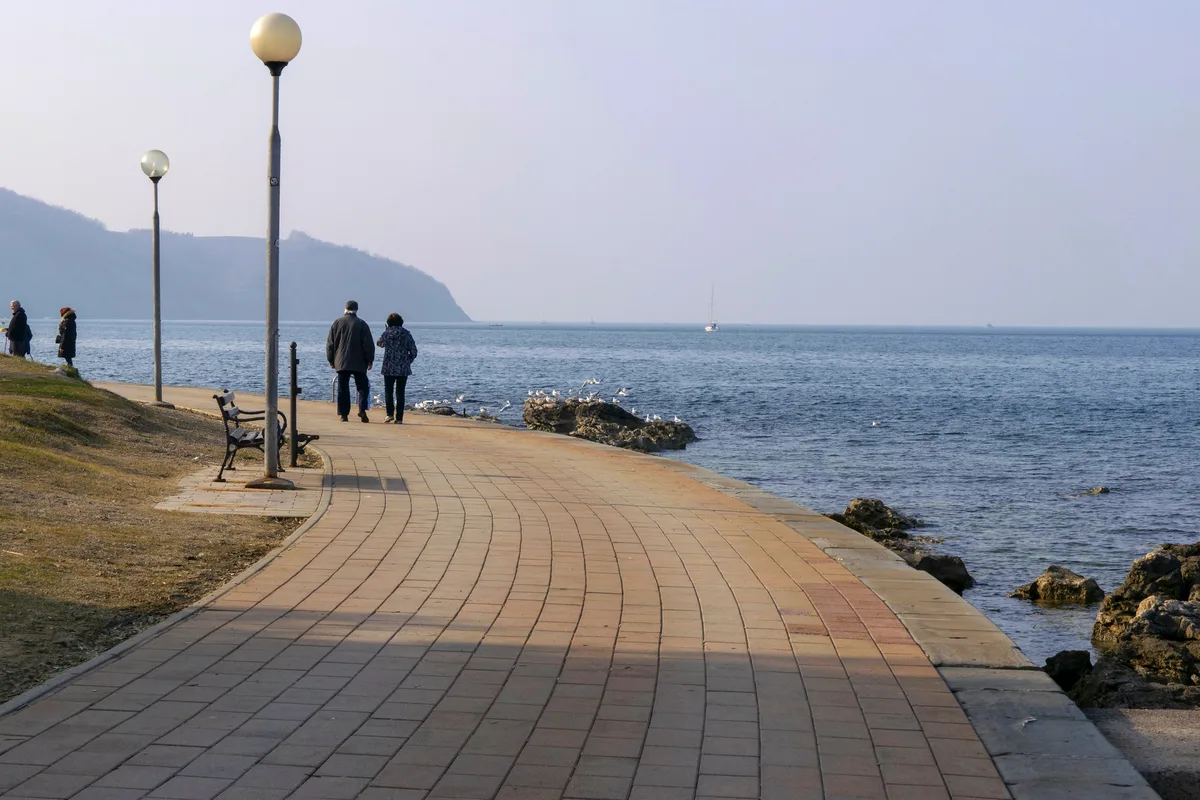 Simonov zaliv Beach, Izola, Slovenian Riviera, Slovenia — 3