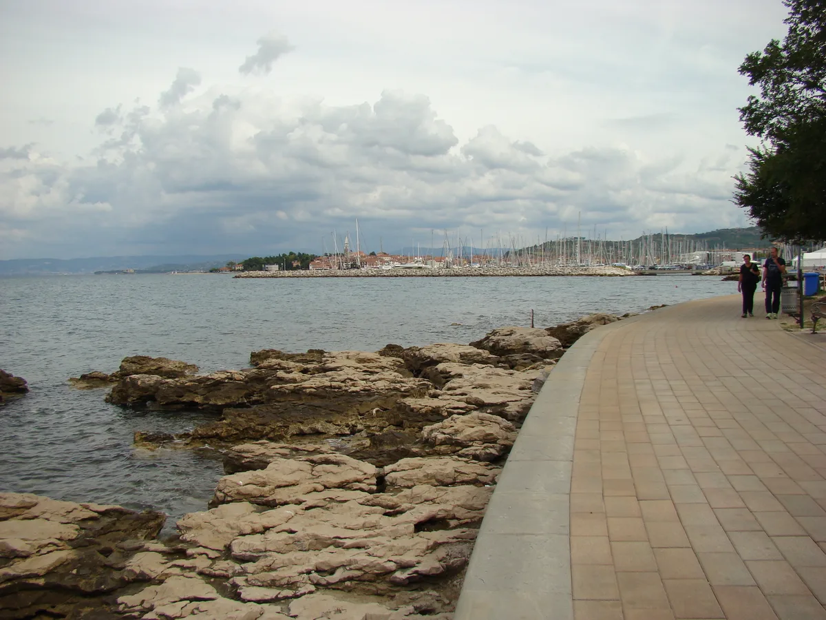 Simonov zaliv Beach, Izola, Slovenian Riviera, Slovenia — 2
