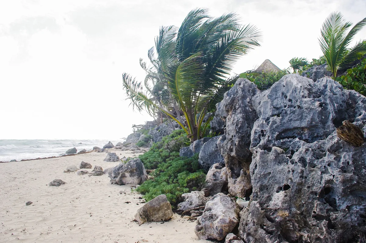 Punta Piedra Beach, Tulum, Yucatan Caribbean, Mexico — 3