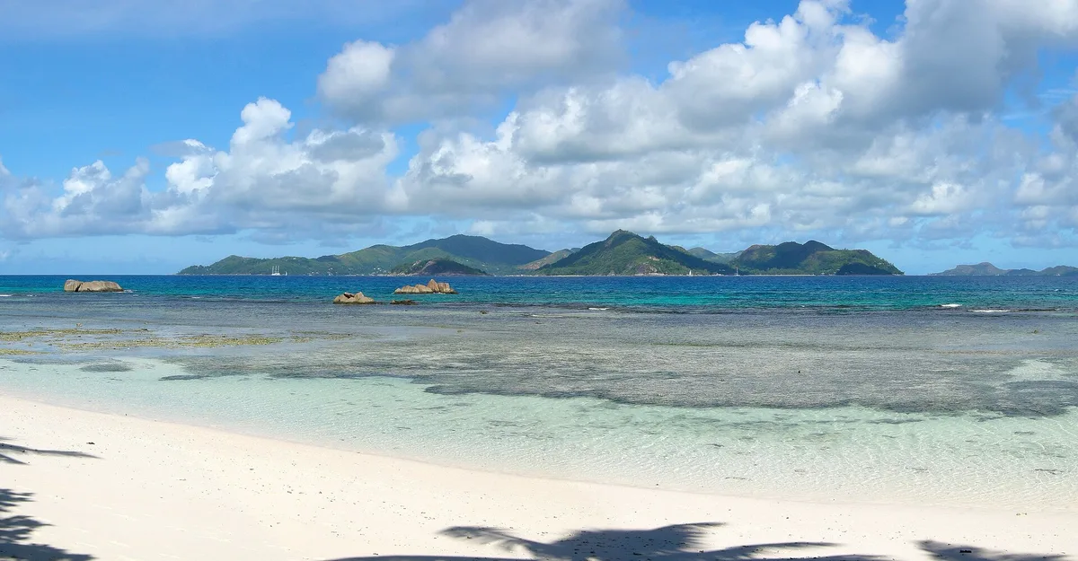 Spiaggia di Anse Patates, La Digue, Seychelles Inner Islands, Seychelles