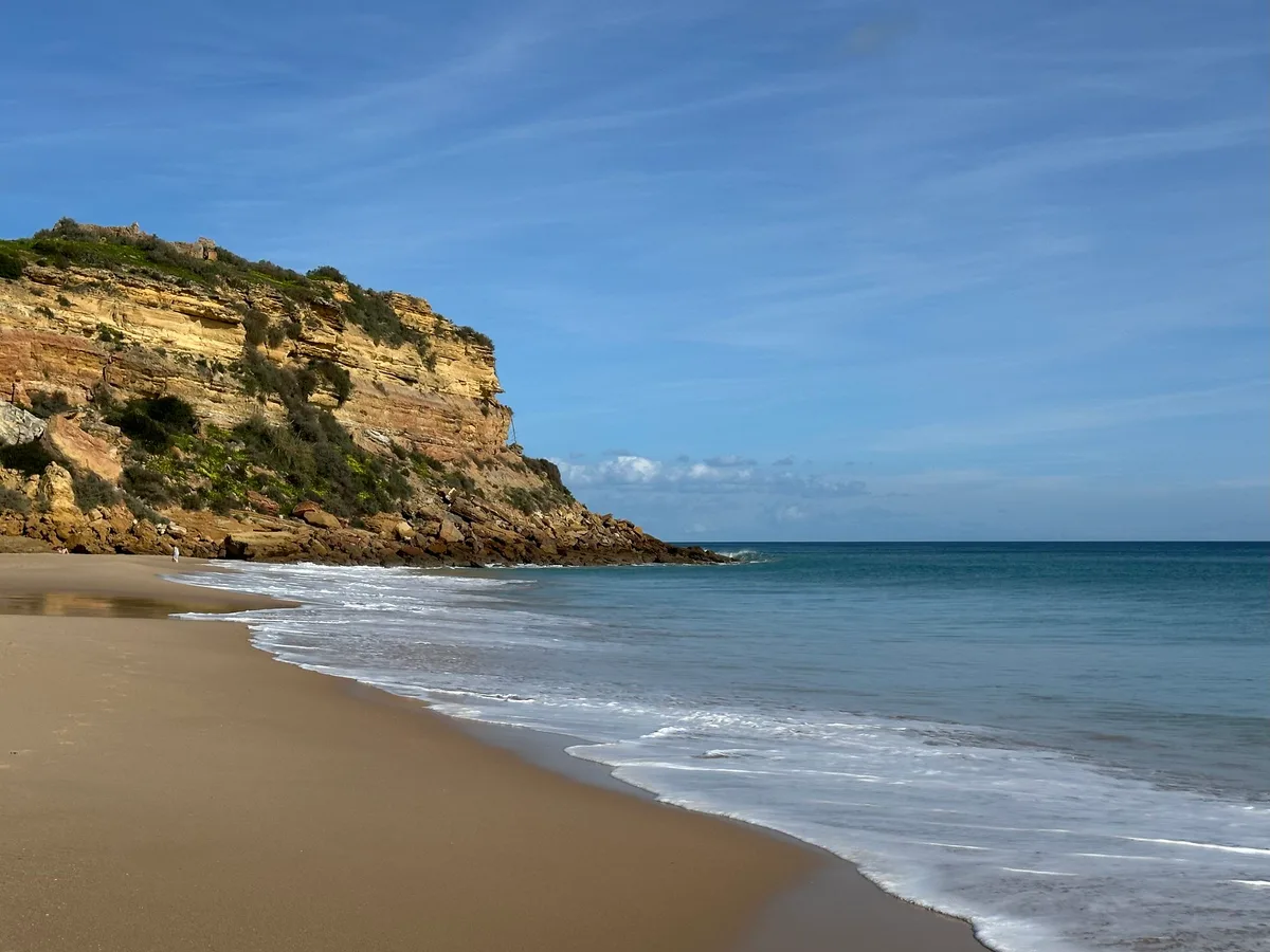 Burgau Beach, Vila do Bispo, Portuguese Atlantic, Portugal