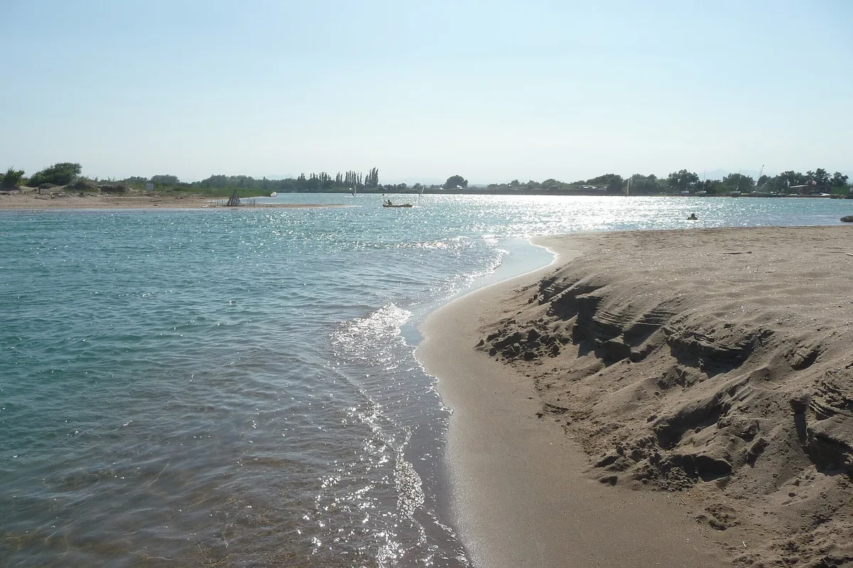 La Gola del Fluvià-Strand, Sant Pere Pescador, Catalonia, Spanien — 2