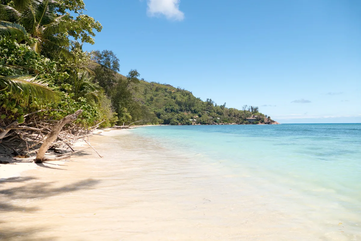 Anse La Blague Beach, Baie Sainte Anne, Seychelles Inner Islands, Seychelles