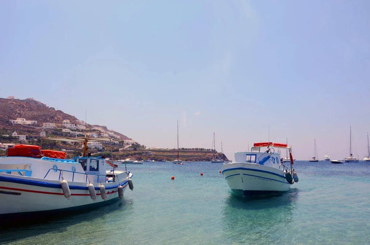 Lioliou-Strand, Cyclades, Griechenland — 2