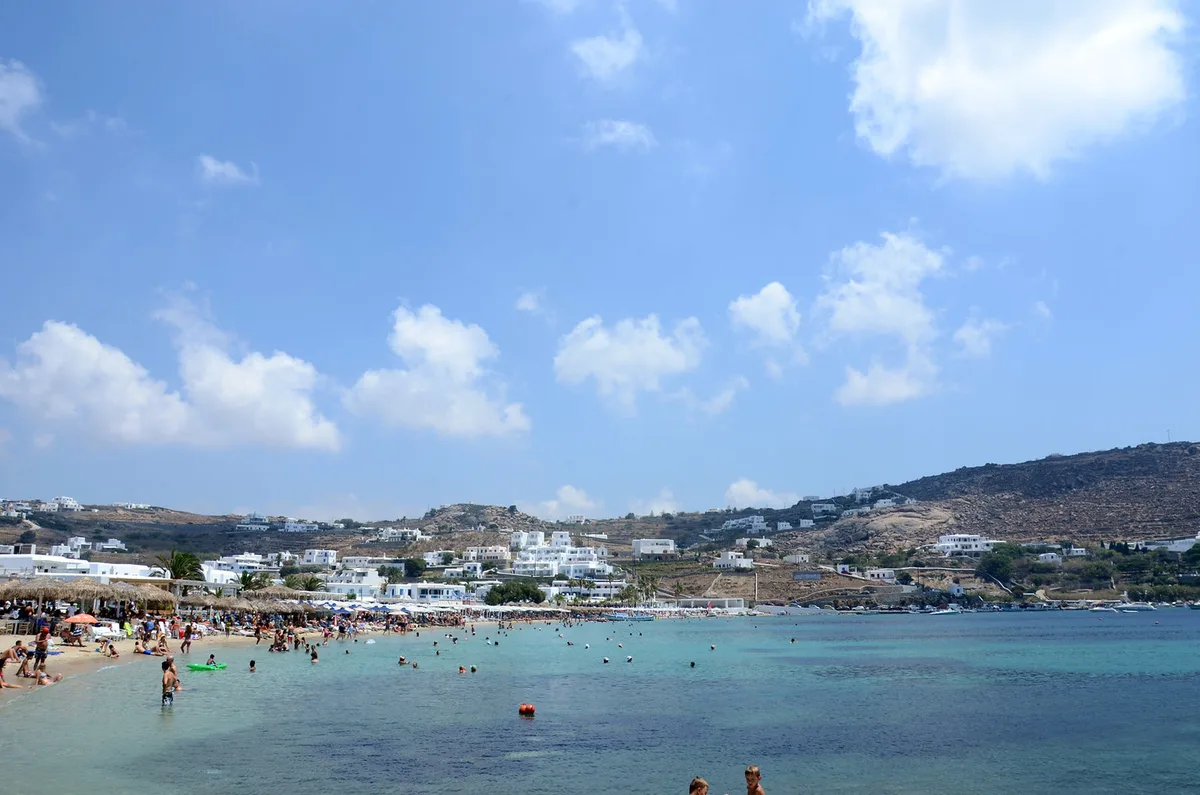 Lioliou-Strand, Cyclades, Griechenland — 3