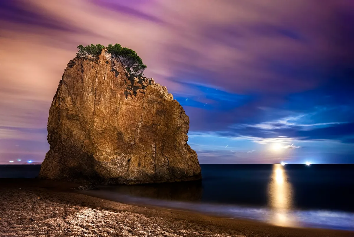 Racó-Strand, Begur, Catalonia, Spanien — 2