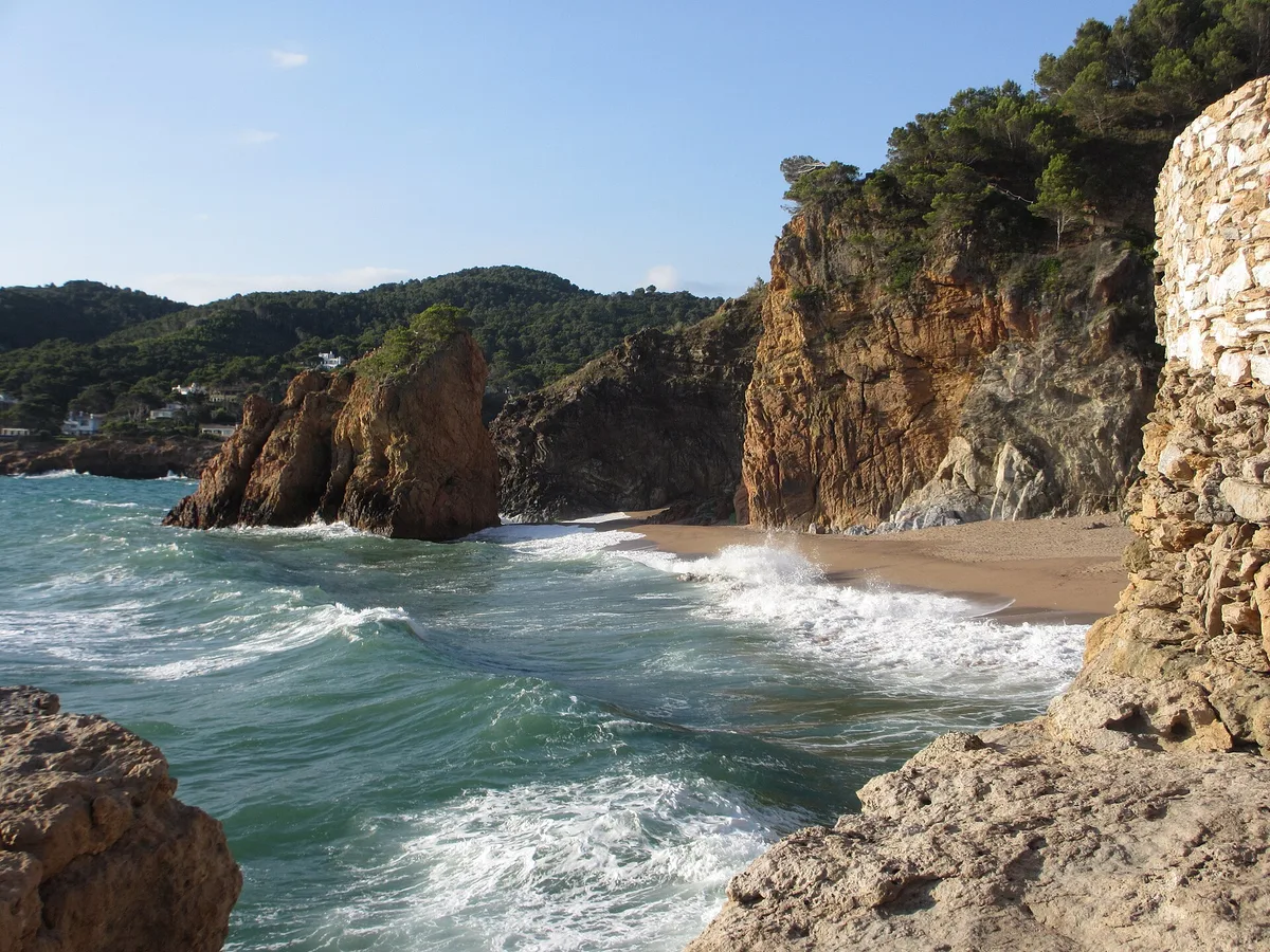 Racó-Strand, Begur, Catalonia, Spanien