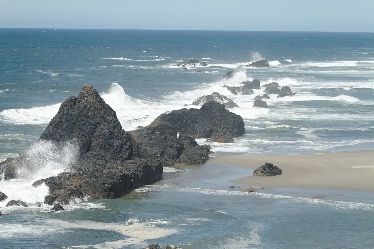 Plage de Seal Rock, Seal Rock, Pacific Northwest, États-Unis — 3